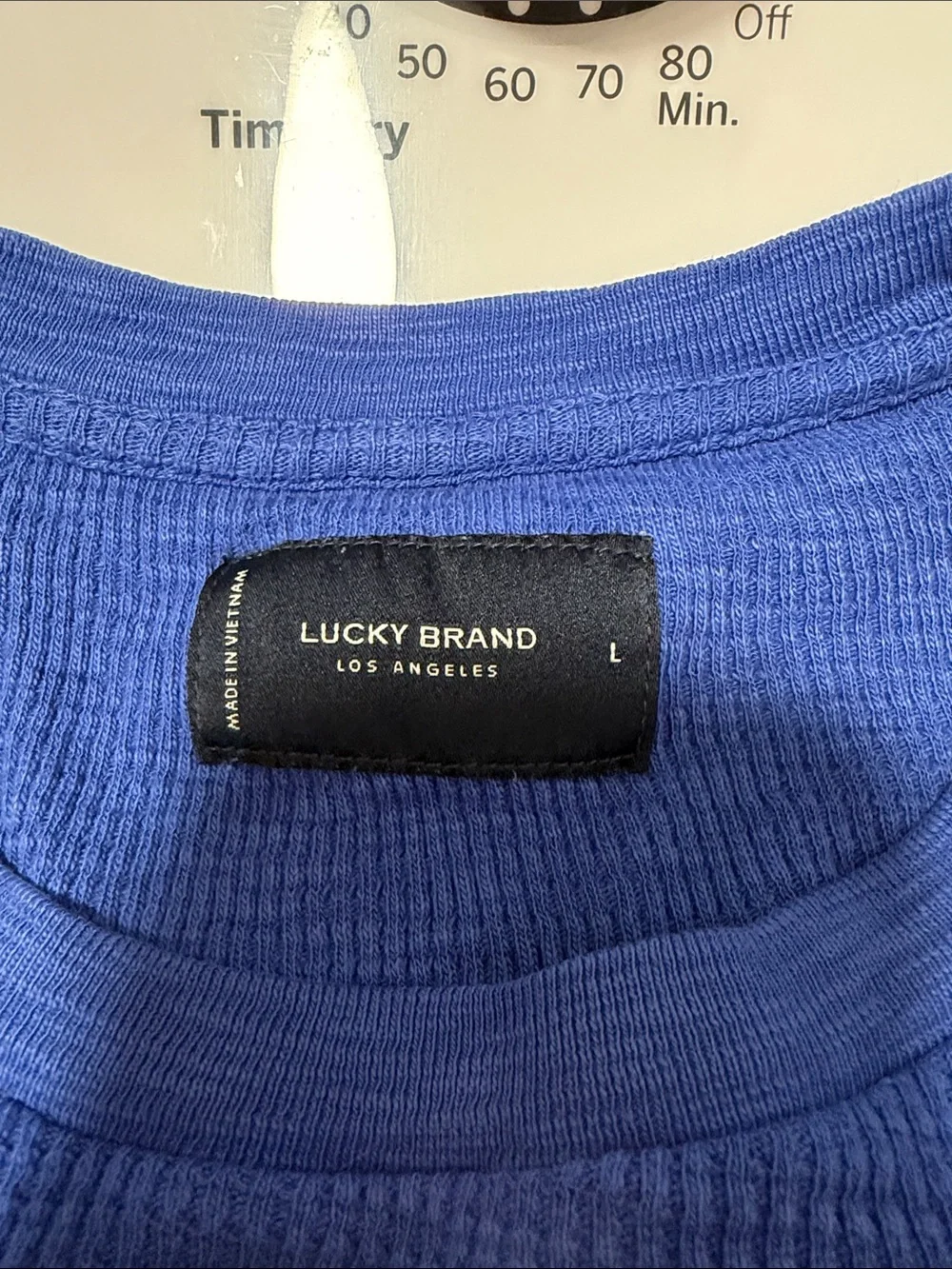 Lucky Brand Men's Crewneck Sweater in Bright Blue